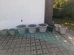 Bloembakken kunstof, Tuin en Terras, Bloembakken en Plantenbakken, Ophalen of Verzenden, Zo goed als nieuw, Kunststof