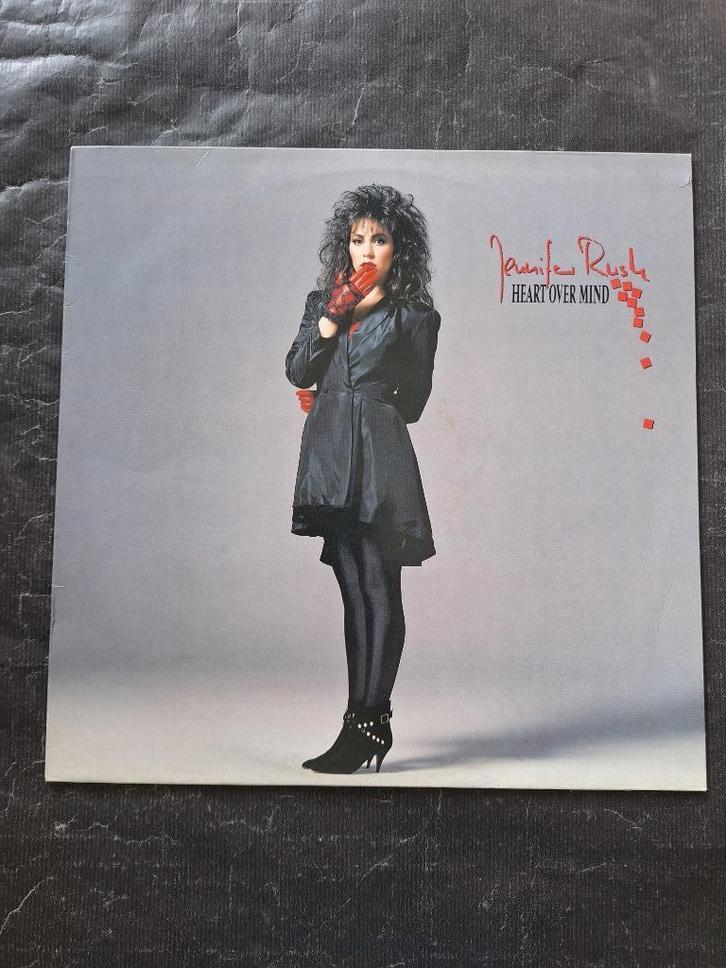 JENNIFER RUSH "Heart over Mind" LP (1987) IZGS, Cd's en Dvd's, Vinyl | Pop, Zo goed als nieuw, 1980 tot 2000, 12 inch, Verzenden