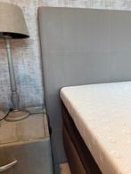 Bed lederlook 2 m op 1,80 taupe kleur, Huis en Inrichting, Slaapkamer | Bedden, Ophalen, Overige materialen, Verstelbaar, Tweepersoons