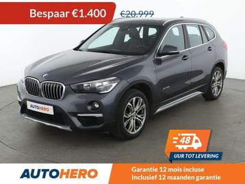 BMW X1 xDrive 20i xLine (bj 2017, automaat), Auto's, BMW, 1998 cc, Gebruikt, Zwart, 5 zetels