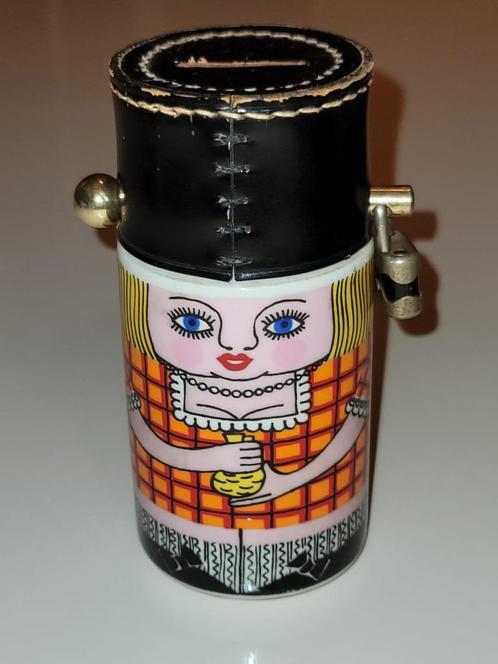 Vintage spaarpot Helmut Kruger jaren '70, Verzamelen, Spaarpotten, Zo goed als nieuw, Overige thema's, Steen, Aardewerk of Keramiek