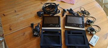 Lenco draagbare DVD-speler met twin 7" scherm beschikbaar voor biedingen