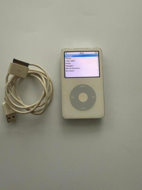 iPod classic 80 gb wit en zeldzaam, Audio, Tv en Foto, Mp3-spelers | Apple iPod, Gebruikt, Classic, 40 GB en meer, Overige kleuren