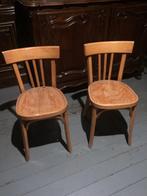 2 chaises en bois, Utilisé, Enlèvement ou Envoi, Deux