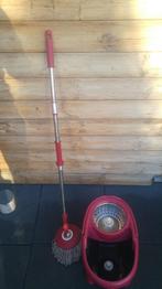 Vintage Balai et seau de nettoyage, Enlèvement ou Envoi, Brosse ou Balai