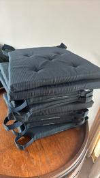 Set van 8 IKEA stoelkussens, Huis en Inrichting, Woonaccessoires | Kussens, Ophalen, Gebruikt, Blauw