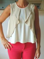 Magnifique haut neuf - beige écru, Enlèvement ou Envoi, Neuf, Taille 34 (XS) ou plus petite, Beige