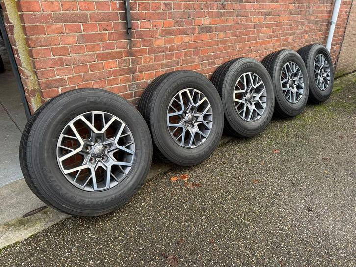 Jeep Wrangler JL 255 70 18 wielenset (5 stuks), Auto-onderdelen, Banden en Velgen, Banden en Velgen, Personenwagen, Gebruikt, Ophalen of Verzenden