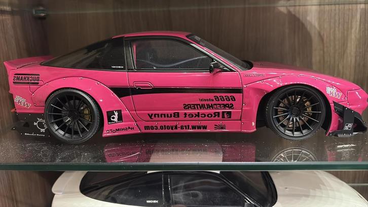 Nissan Ignition 180SX S13 Rocket Bunny 1/18, Hobby & Loisirs créatifs, Voitures miniatures | 1:18, Neuf, Voiture, Enlèvement ou Envoi