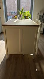 Tornviken IKEA keukeneiland + 2 Ingolf barstoelen, Huis en Inrichting, Ophalen, Gebruikt