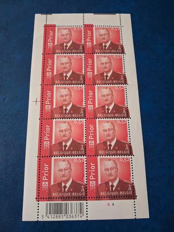 3480** €0,52 vel van 10 Z.M Koning Albert II  postfris beschikbaar voor biedingen