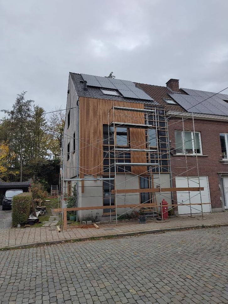 Metserstelling 60 m2, Doe-het-zelf en Bouw, Steigers, Gebruikt, Gevelsteiger, 5 meter of hoger, Ophalen