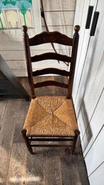 Set van 4 Houten Stoelen, Huis en Inrichting, Stoelen, Ophalen, Gebruikt, Bruin, Klassiek