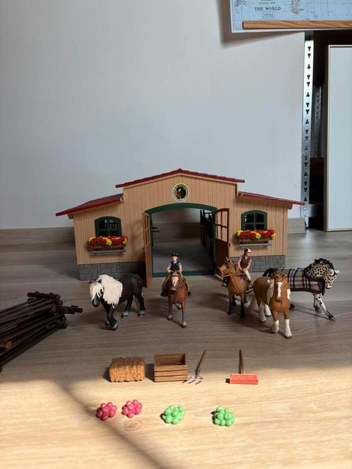 Schleich manege, Verzamelen, Speelgoed, Zo goed als nieuw, Ophalen