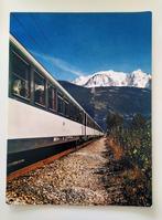 Foto trein - Nr475 - Train Corail massif du Mont-Blanc, Verzamelen, Ophalen of Verzenden, Trein, Zo goed als nieuw, Kaart of Prent