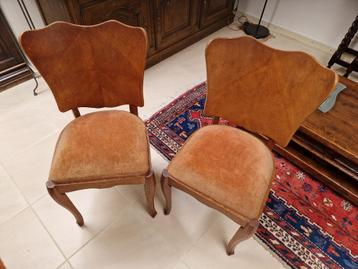 2 authentieke jaren 50 stoelen perfecte staat