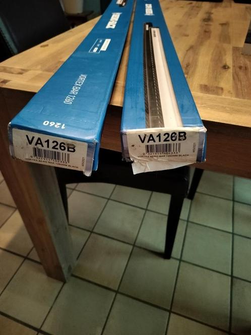SET VAN 2 ZWARTE VORTEX-DAKDRAGERS VAN 1260 MM EN NEUSHOORNP, Auto-onderdelen, Overige Auto-onderdelen, BMW, Ford, Jeep, Nissan