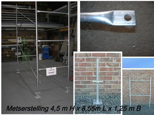 Metsersteiger 4,50 m hoog x 8,55 m L x 1,25 m B - stellingen, Doe-het-zelf en Bouw, Overige Doe-Het-Zelf en Bouw, Nieuw, Ophalen
