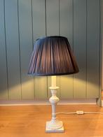 Lamp met bruine kap, Huis en Inrichting, Ophalen, Gebruikt, Antiek, cottage, 50 tot 75 cm