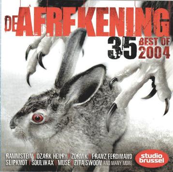 De Afrekening 35 (Best Of 2004) 2CD Studio Brussel