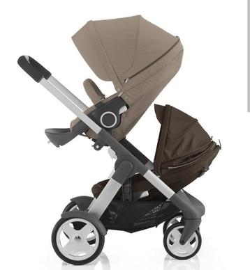 Stokke crusi sibling seat brown beschikbaar voor biedingen