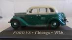 FORD V8 1936 en TAXI de CHICAGO.1/43 COMME NEUF en VITRINE, Comme neuf, Autres marques, Voiture, Enlèvement ou Envoi