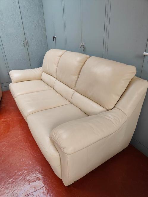 Natuzzi lederen relax zetel + driezit fauteuil topstaat, Maison & Meubles, Canapés | Sofas & Chaises Longues, Comme neuf, Enlèvement ou Envoi