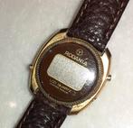 horloge dames bruin goud vintage LCD Rodania, Verzenden, Nieuw, Bruin, Staal