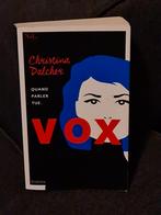 Vox  Paru le 5 mars 2020, Roman Christine Dalcher, Ophalen, Zo goed als nieuw