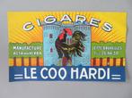 oud groot sigaren etiket Le Coq Hardi Jette Bruxelles, Verzenden, Zo goed als nieuw, Overige typen