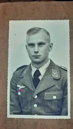 Ensemble de deux photos d'un pilote de la Luftwaffe de la Se, Livres, Guerre & Militaire, Armée de l'air, Utilisé, Envoi, Deuxième Guerre mondiale