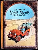 Kuifje - 1950 - Au pays de l'or noir - EERSTE DRUK, Gelezen, Ophalen of Verzenden, Eén stripboek