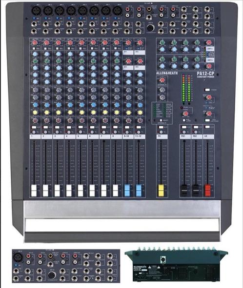 Allen & Heath PA12 analoge mixer, Muziek en Instrumenten, Mengpanelen, Gebruikt, 10 tot 20 kanalen, Microfooningang