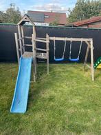 Schommel met glijbaan, Kinderen en Baby's, Speelgoed | Buiten | Speeltoestellen, Ophalen, Gebruikt, Glijbaan