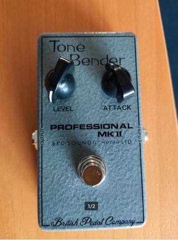 Tone bender fuzz mkII British pedal
