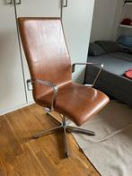 Fauteuil cuir Arne Jacobsen modele Oxford pour Fritz Hansen, Huis en Inrichting, Ophalen, Nieuw, Leer