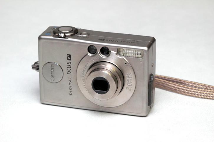 Canon IXUS V2 digitale camera, Audio, Tv en Foto, Fotocamera's Digitaal, Gebruikt, Compact, Canon, Minder dan 4 keer, Verzenden