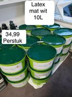 Superieur Latex mat wit verf 10L, Doe-het-zelf en Bouw, Verf, Beits en Lak, Ophalen of Verzenden, Nieuw, Wit, Verf
