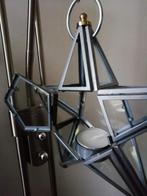 Metalen ster met theelichtje en ketting om op te hangen, Ophalen of Verzenden, Nieuw