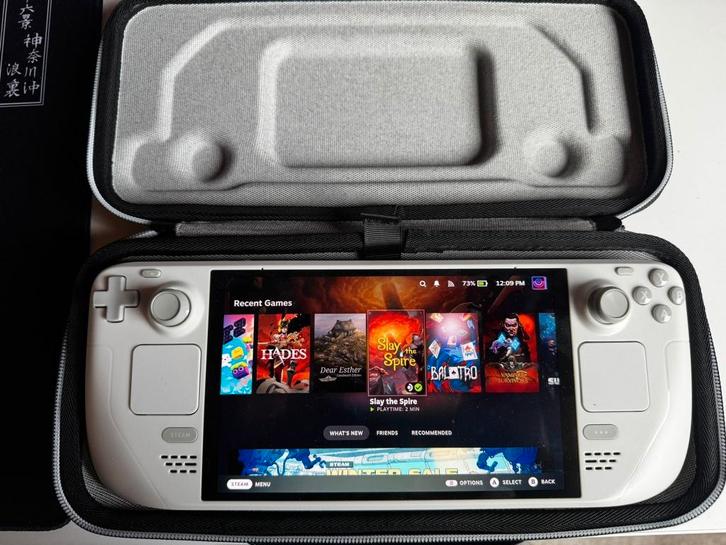 Steamdeck OLED 1TB Special Edition (White), Games en Spelcomputers, Spelcomputers | Overige, Zo goed als nieuw, Ophalen of Verzenden