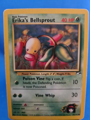 Erika's Bellsprout 75/132 - Gym Heroes beschikbaar voor biedingen