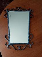 spiegel met smeedijzeren frame, Huis en Inrichting, Woonaccessoires | Spiegels, Minder dan 100 cm, Minder dan 50 cm, Gebruikt