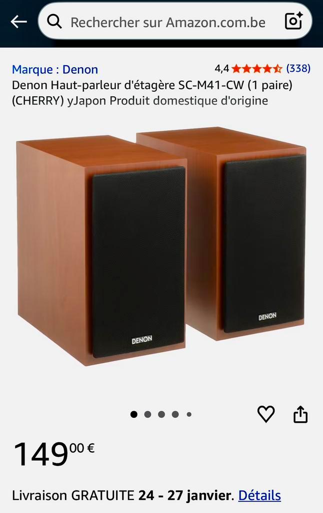 Denon SC-M39, Audio, Tv en Foto, Luidsprekerboxen, Zo goed als nieuw, Minder dan 60 watt, Overige merken, Ophalen