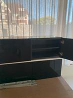Ikea Vesta TV-meubel zwart glans, Ophalen, Gebruikt, 200 cm of meer, Minder dan 100 cm