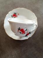 Vintage mokkaservies 6 stuks porselein, Antiek en Kunst, Antiek | Servies los, Ophalen