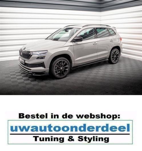 Maxton Design Spoiler Splitter Geschikt Voor Skoda Karoq Spo, Auto diversen, Tuning en Styling, Verzenden