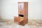 Antieke massief hout dossierkast ladekast hoog, Ophalen of Verzenden