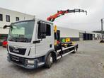 MAN TGL 12.250 Container + Palfinger PK5001 Remote, Auto's, Automaat, Euro 6, MAN, Zilver of Grijs