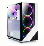 Gaming PC ATX Tower 4x 140mm RGB Fans Tempered Glass, Computers en Software, Computerbehuizingen, Ophalen, Nieuw