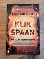 M.J. Arlidge - Klikspaan, Boeken, Ophalen, M.J. Arlidge